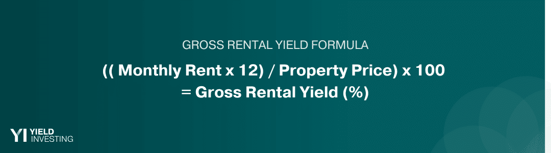 How to Build a UK Property Portfolio gross rental yield formula