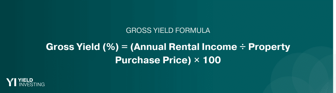 Gross Yield Gross Yield formula